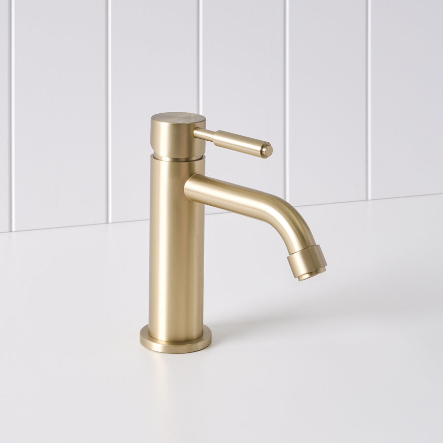 Melbourne Short Basin Mixer Warm Brushed Nickel