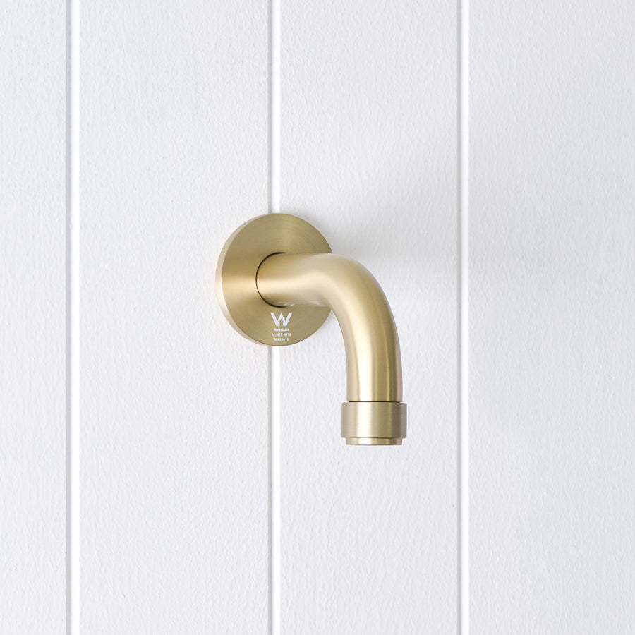 Melbourne Short Wall Spout Warm Brushed Nickel