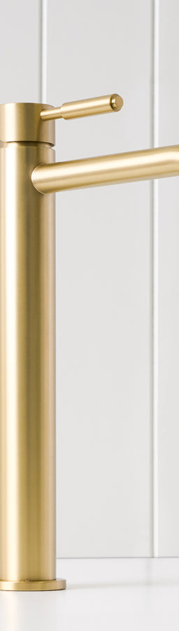 Melbourne Tall Basin Mixer Brushed Brass