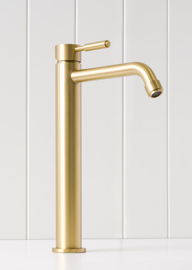 Melbourne Tall Basin Mixer Brushed Brass