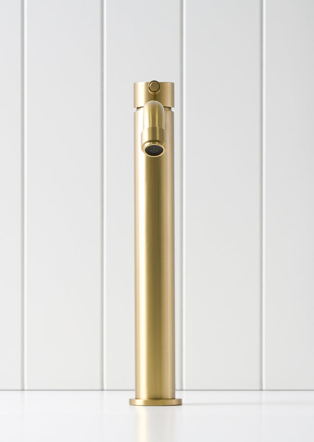 Melbourne Tall Basin Mixer Brushed Brass