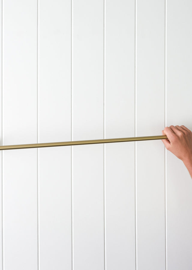 Melbourne Towel Rail Warm Brushed Nickel