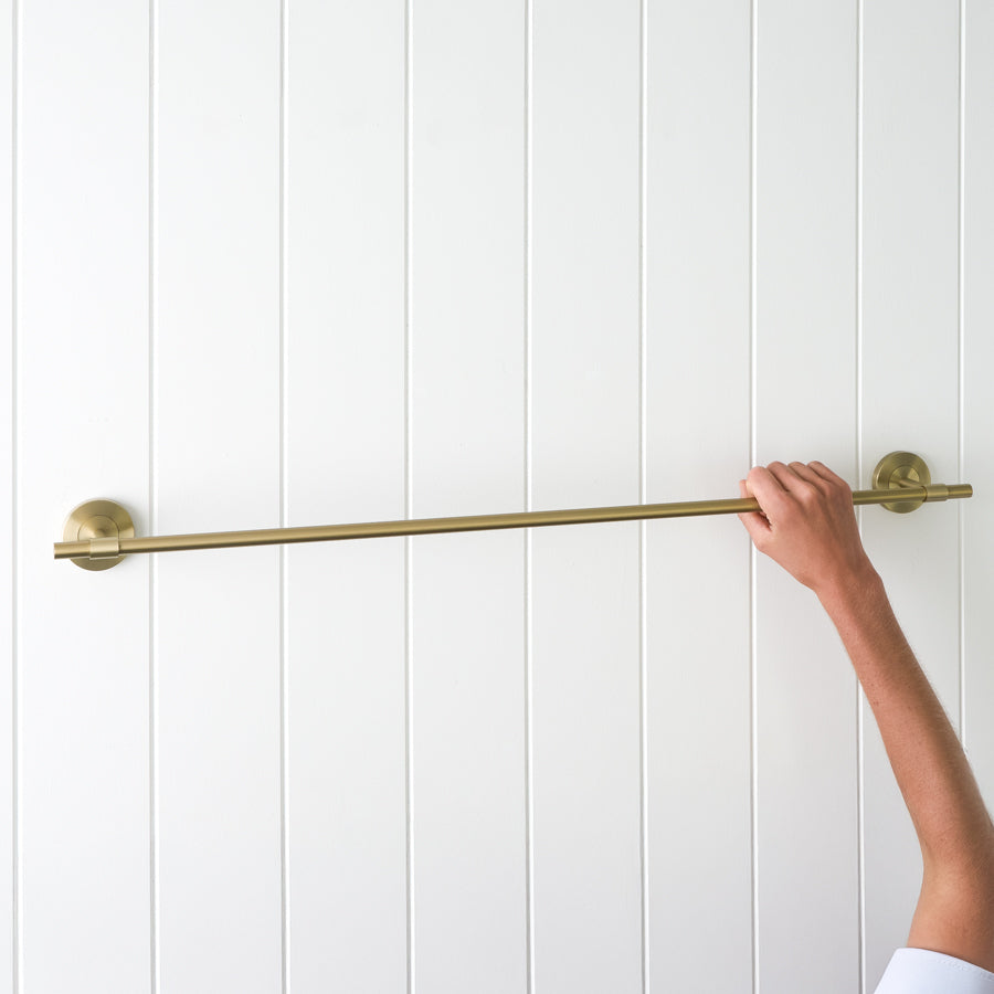 Melbourne Towel Rail Warm Brushed Nickel