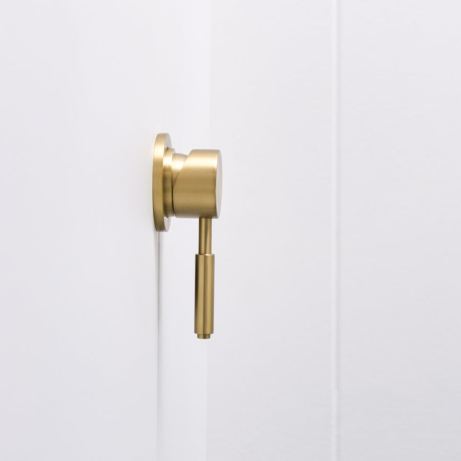 Melbourne Wall Mixer Brushed Brass