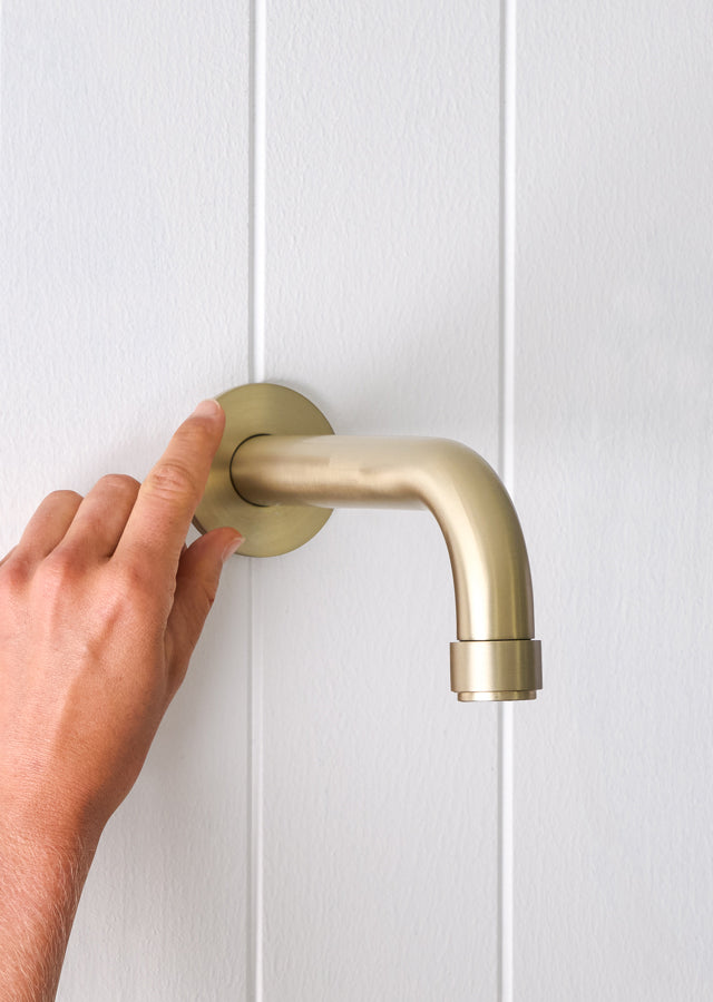 Melbourne Wall Spout Warm Brushed Nickel