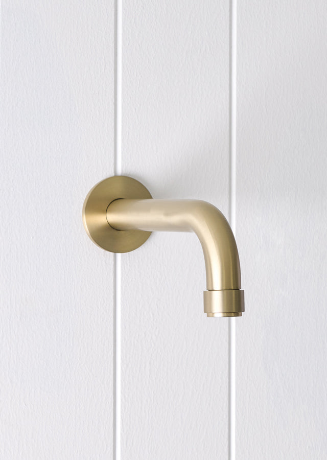 Melbourne Wall Spout Warm Brushed Nickel