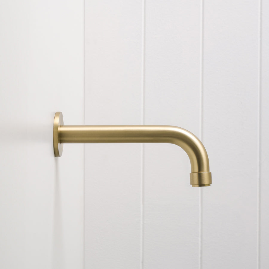 Melbourne Wall Spout Warm Brushed Nickel