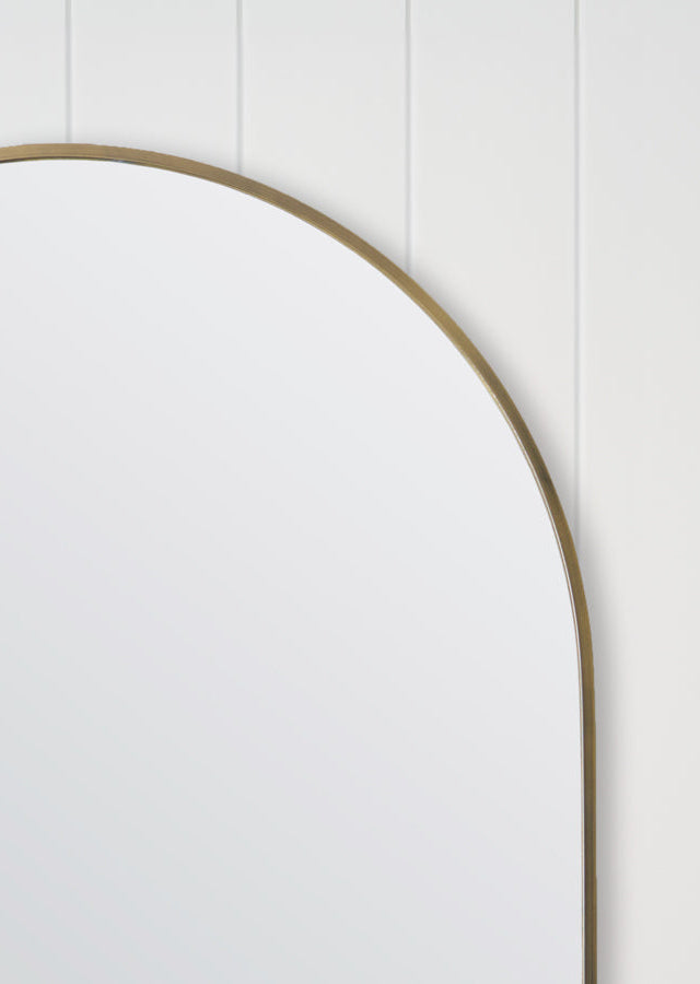 Arch Mirror Antique Brass