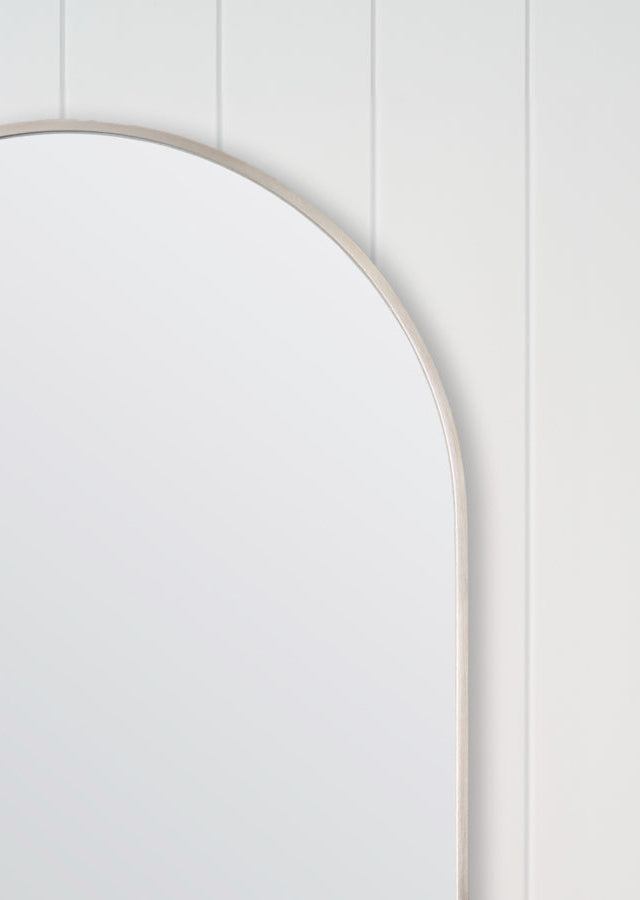 Oval Mirror Warm Brushed Nickel