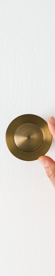 Pop Up Waste Antique Brass - No Overflow