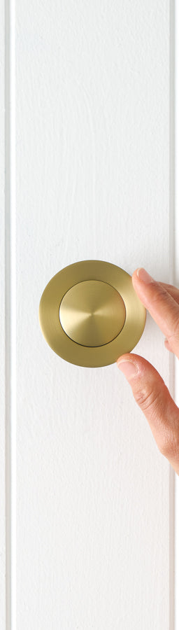 Pop Up Waste Brushed Brass - Overflow