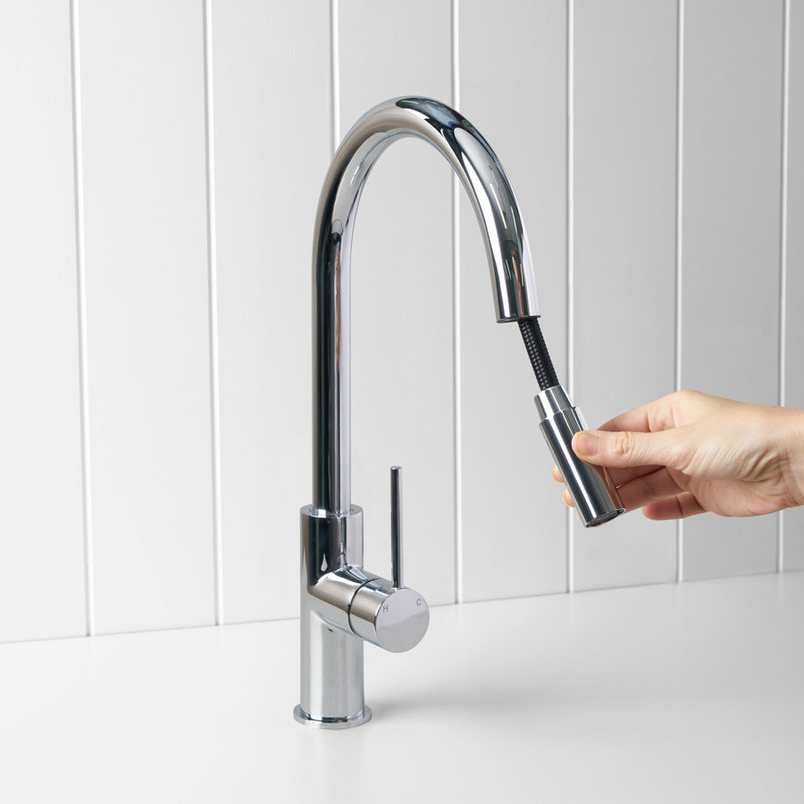 Pullout kitchen Mixer Chrome