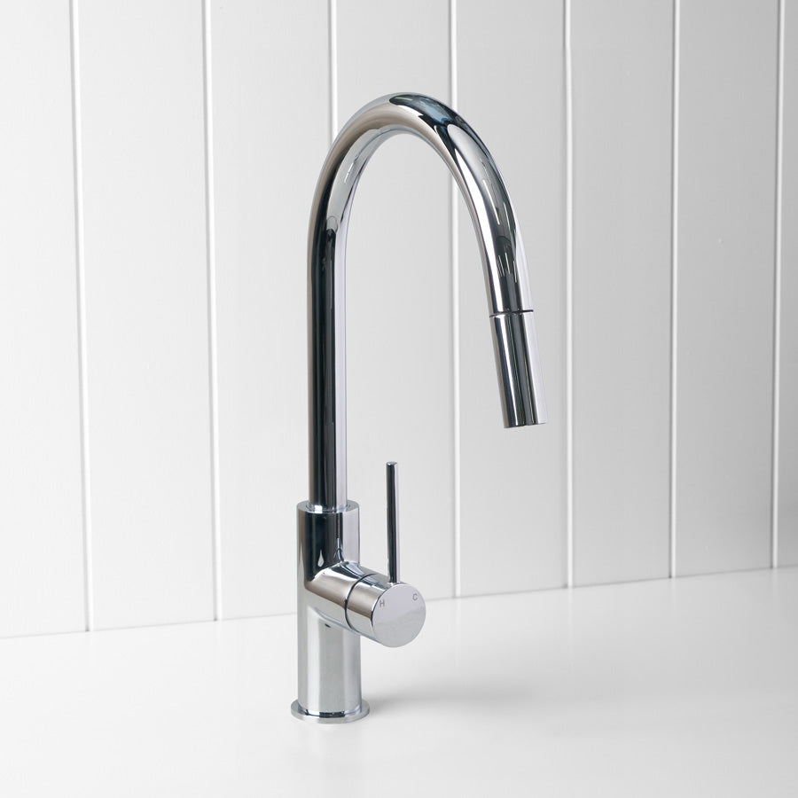 Pullout kitchen Mixer Chrome