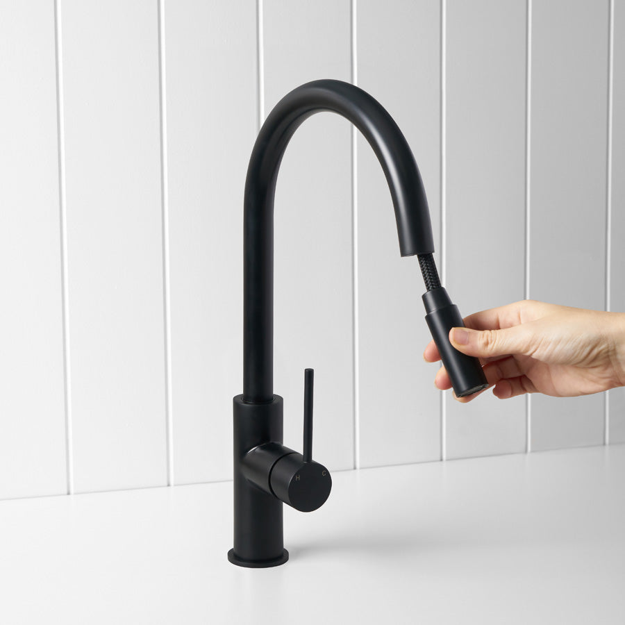 Pullout kitchen Mixer Matte Black