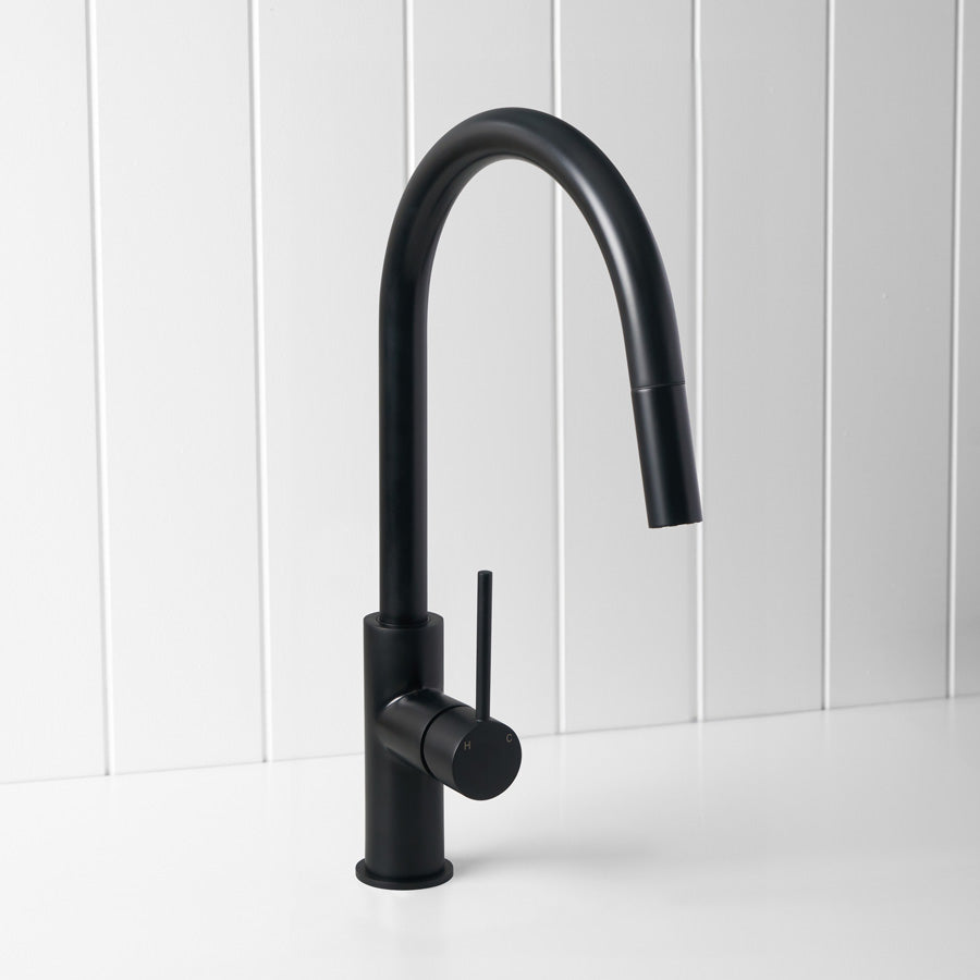 Pullout kitchen Mixer Matte Black