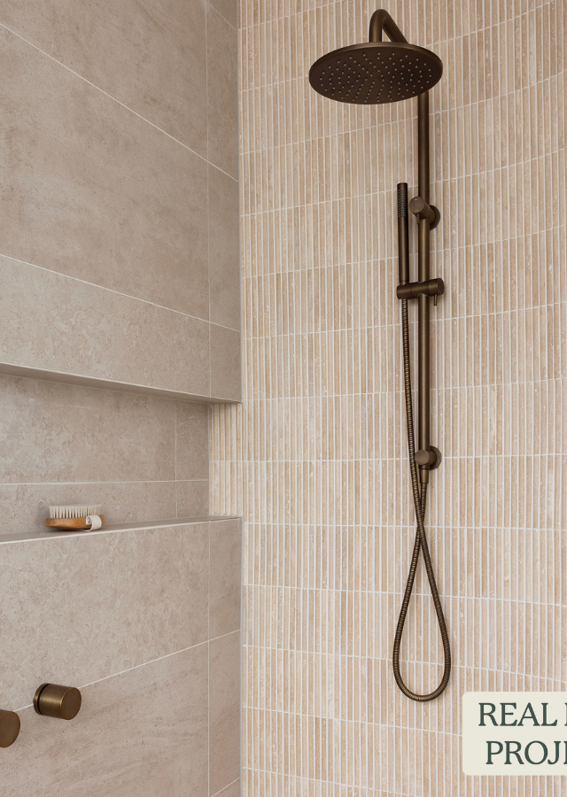 Combination Shower Antique Brass