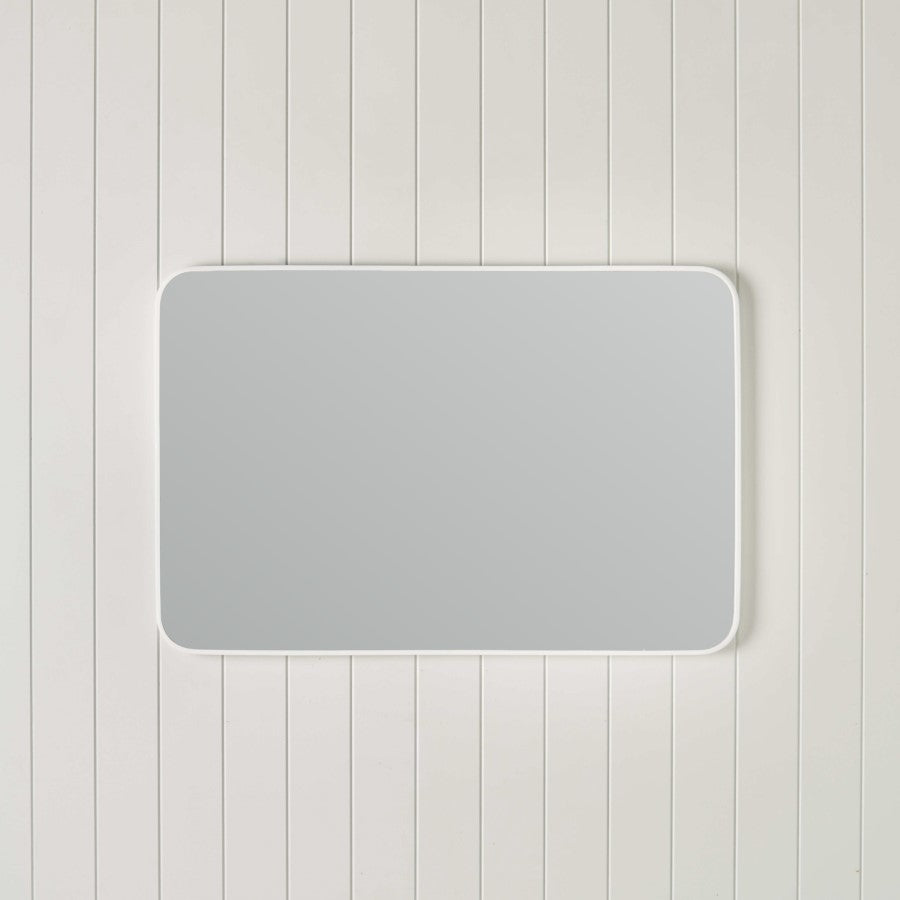 Rectangular Mirror Matte White