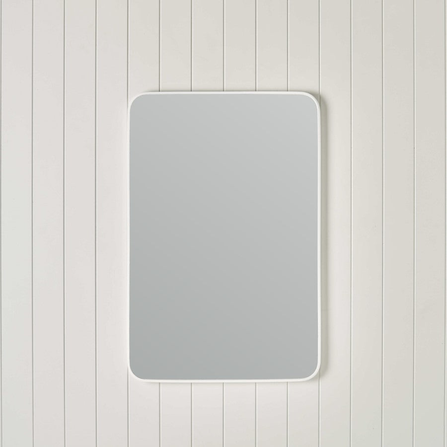 Rectangular Mirror Matte White