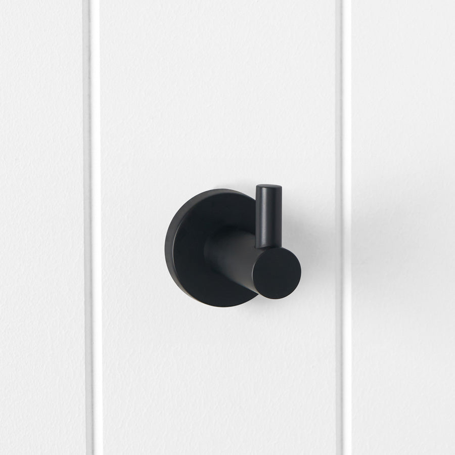 Robe Hook Matte Black