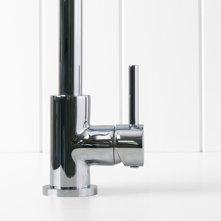 Round Kitchen Mixer Chrome