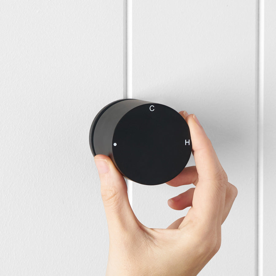 Round Wall Progressive Mixer Matte Black