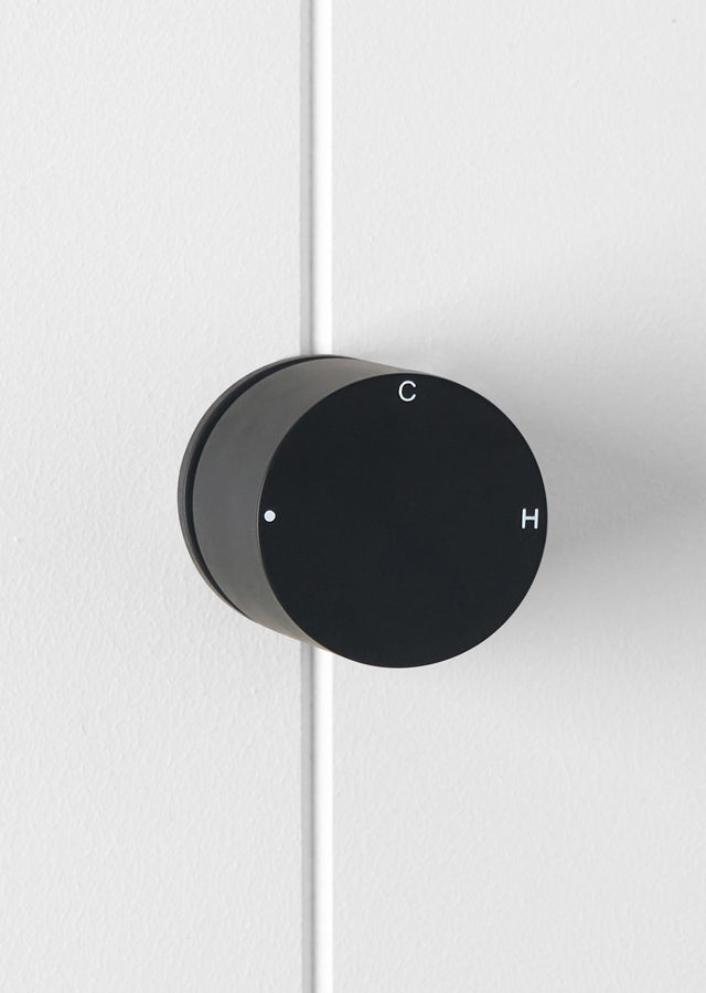 Round Wall Progressive Mixer Matte Black