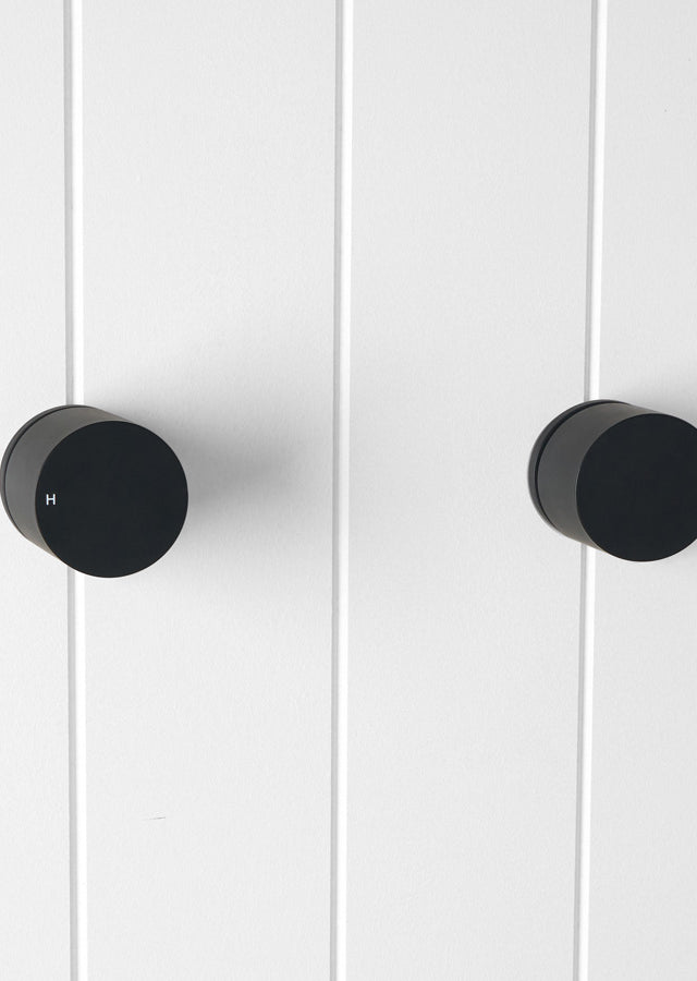 Round Taps Matte Black