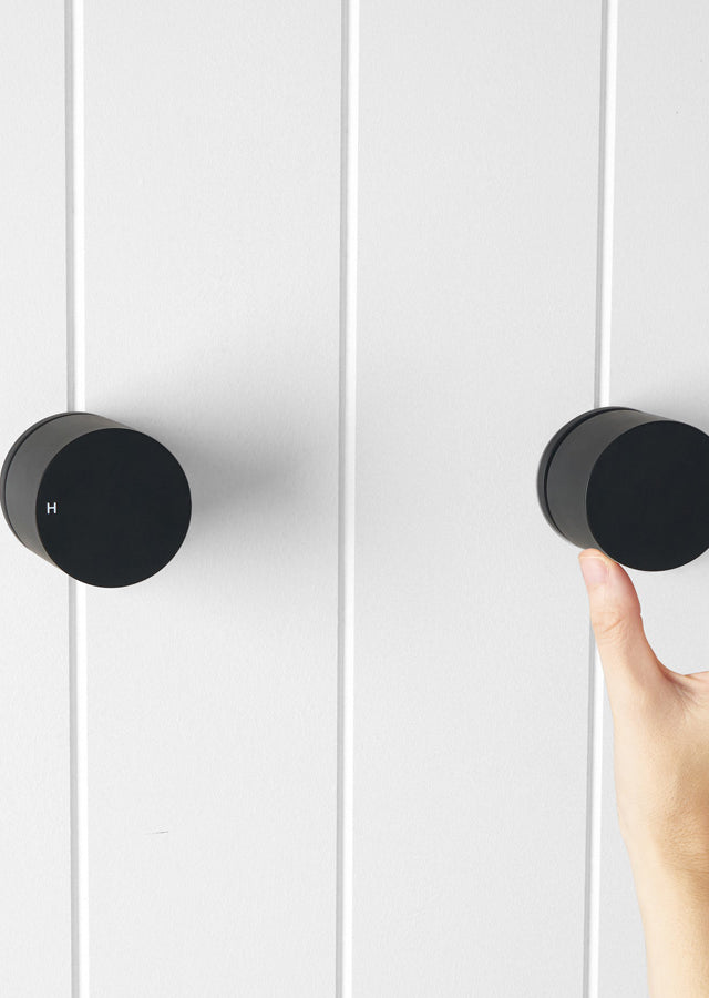 Round Taps Matte Black
