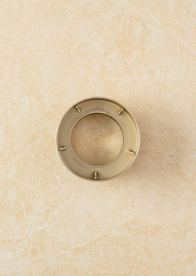 Round Tile Insert Floor Waste Warm Brushed Nickel