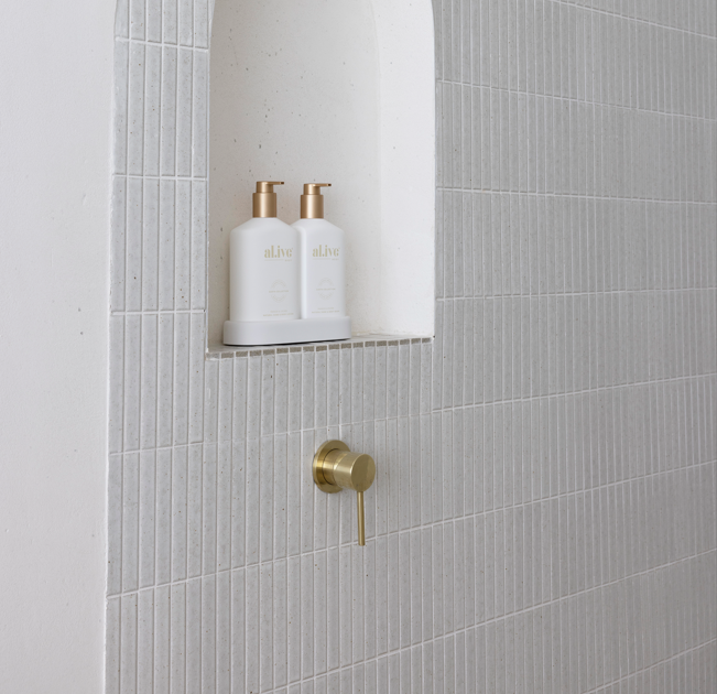 Sydney Wall Mixer Brushed Brass