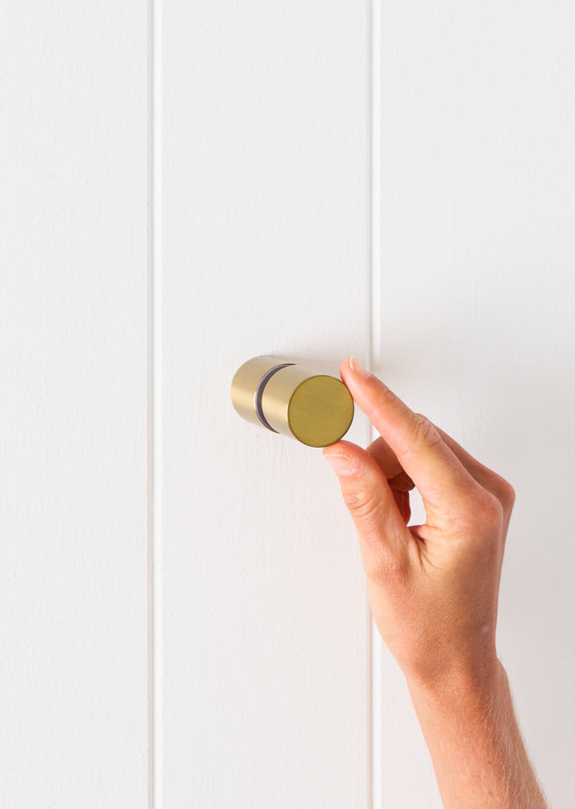 Shower Door Handle Brushed Brass