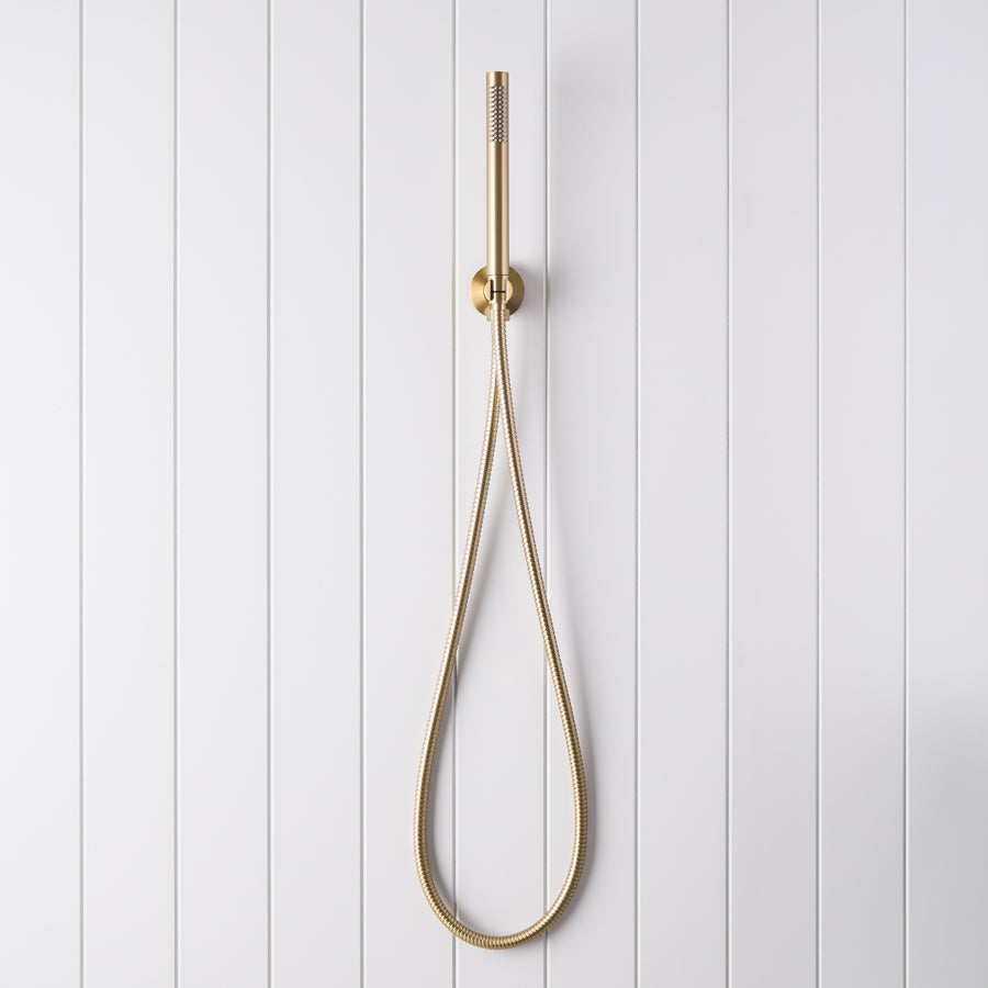 Shower hose + Sprayer Brushed Brass