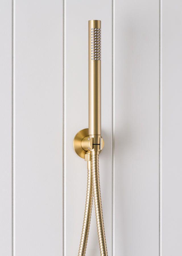 Shower hose + Sprayer Brushed Brass