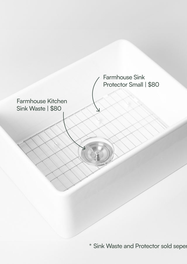 Small Farmhouse Fireclay Sink