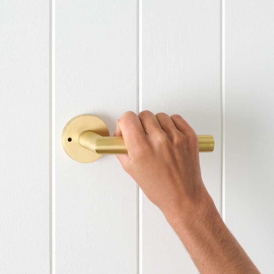 Sydney Door Handle Brushed Brass