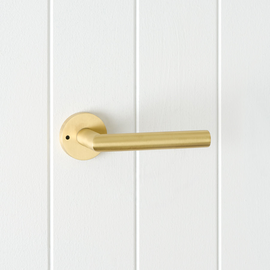 Sydney Door Handle Brushed Brass