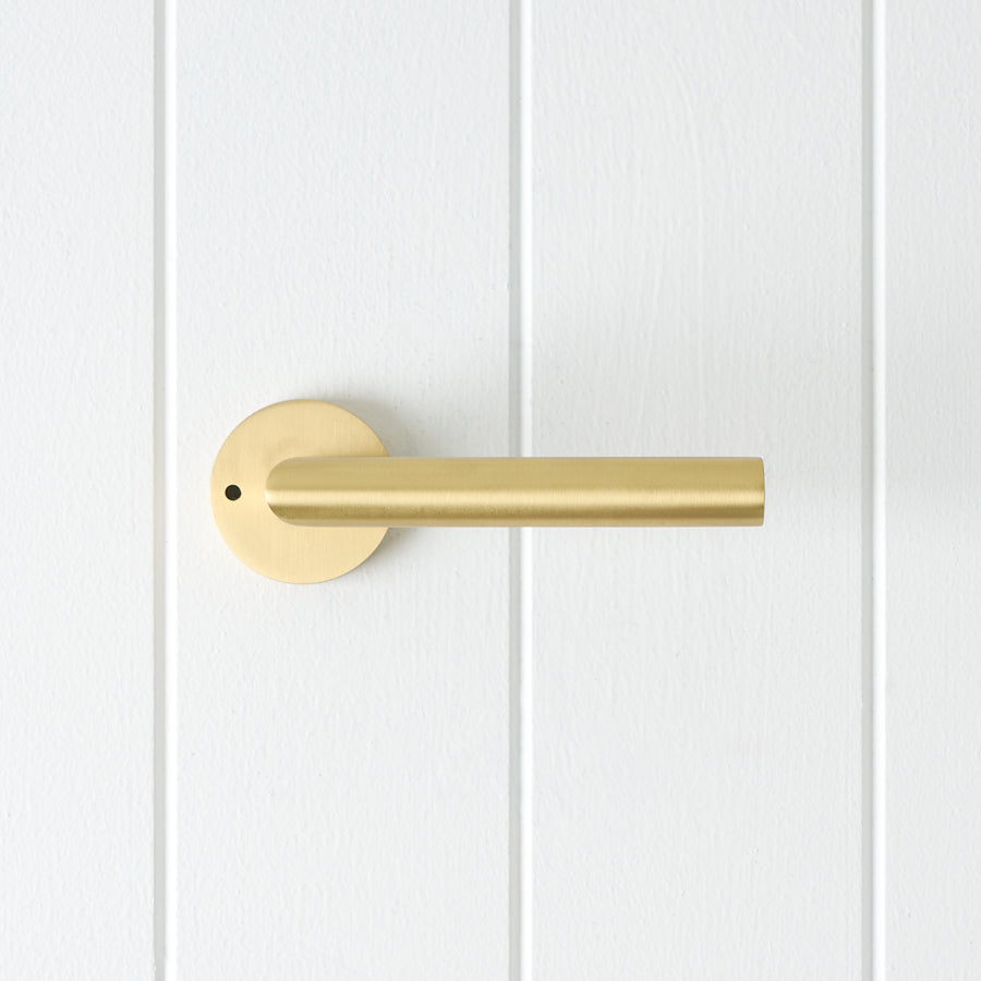 Sydney Door Handle Brushed Brass