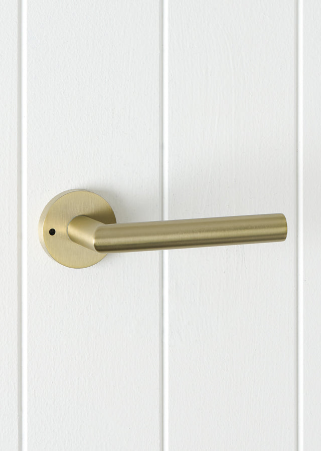 Sydney Door Handle Warm Brushed Nickel