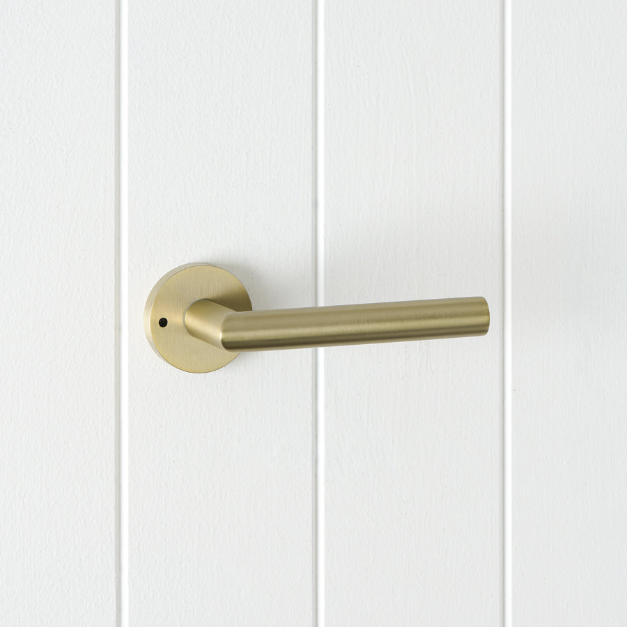 Sydney Door Handle Warm Brushed Nickel