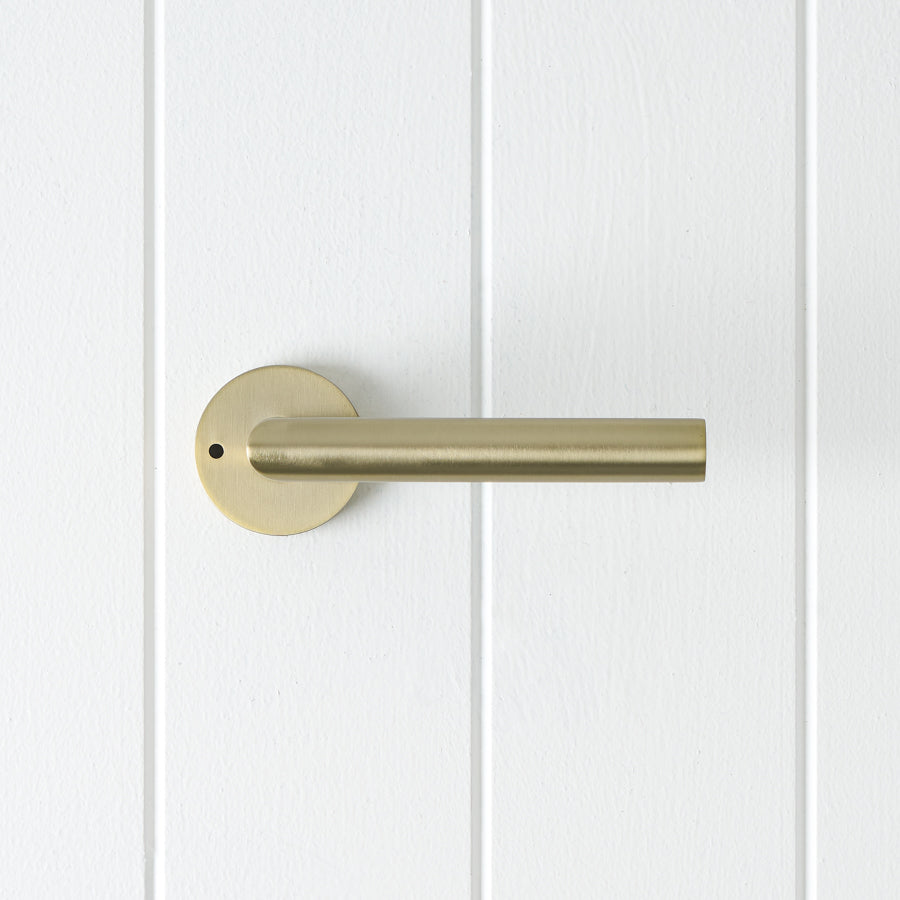 Sydney Door Handle Warm Brushed Nickel