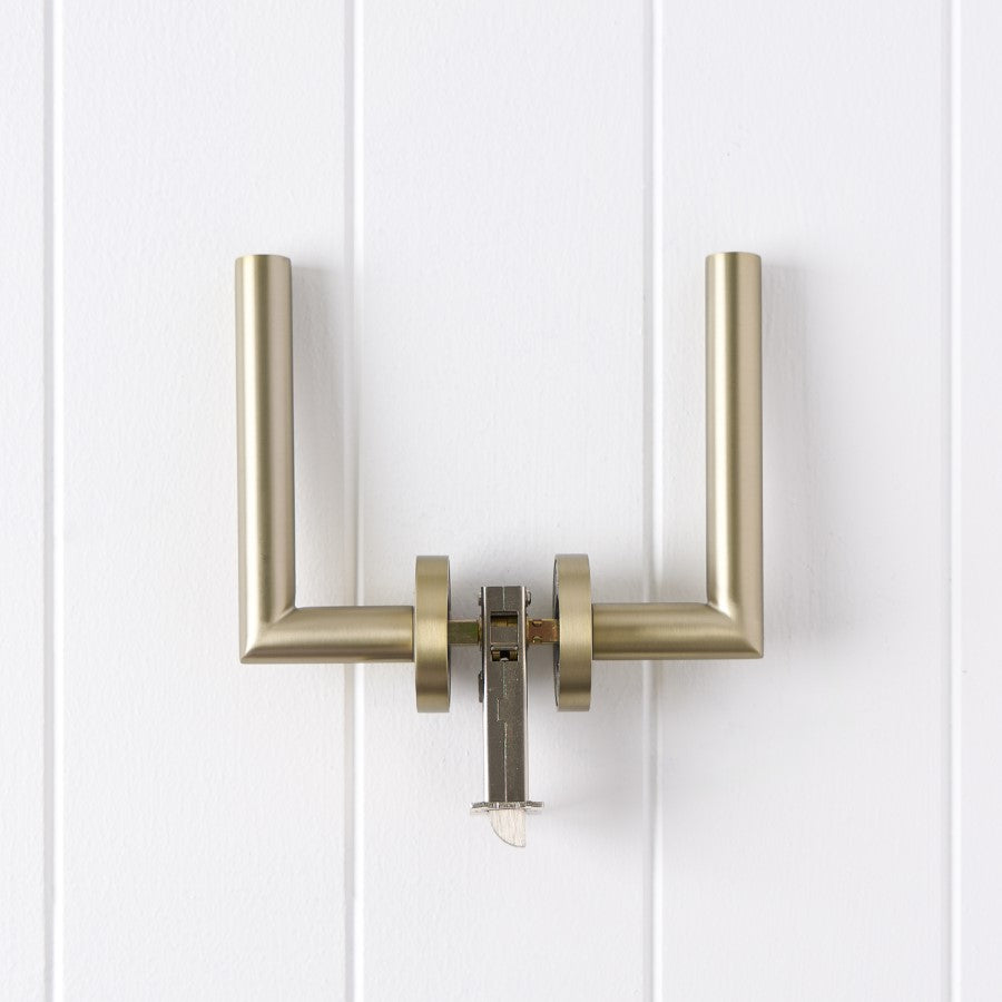 Sydney Door Handle Warm Brushed Nickel