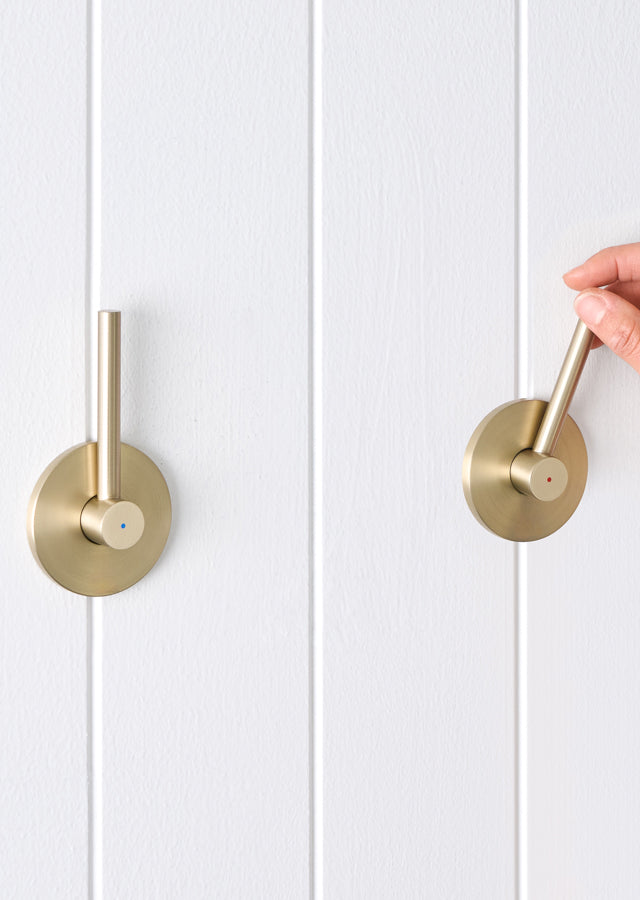 Sydney Double Handle Taps Warm Brushed Nickel