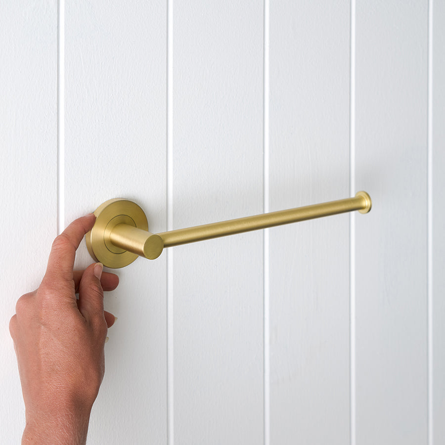 Sydney Hand Towel Holder Brushed Brass