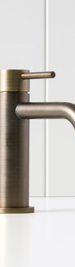 Sydney Short Basin Mixer Antique Brass