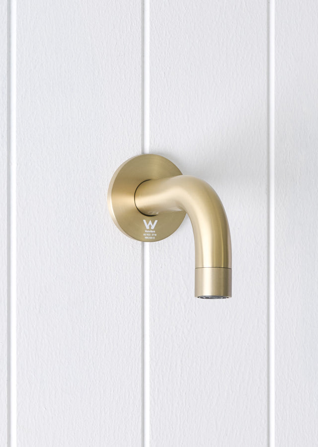 Sydney Short Wall Spout Warm Brushed Nickel