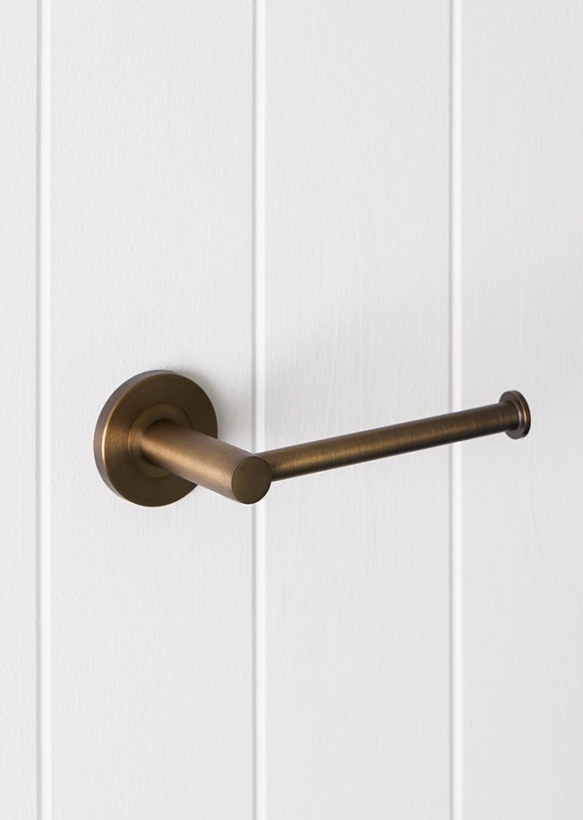 Sydney Toilet Roll Holder Antique Brass