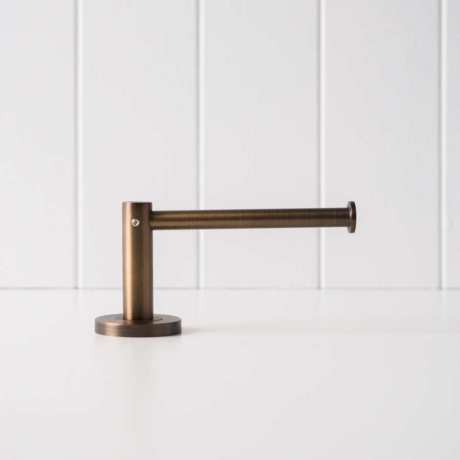 Sydney Toilet Roll Holder Antique Brass