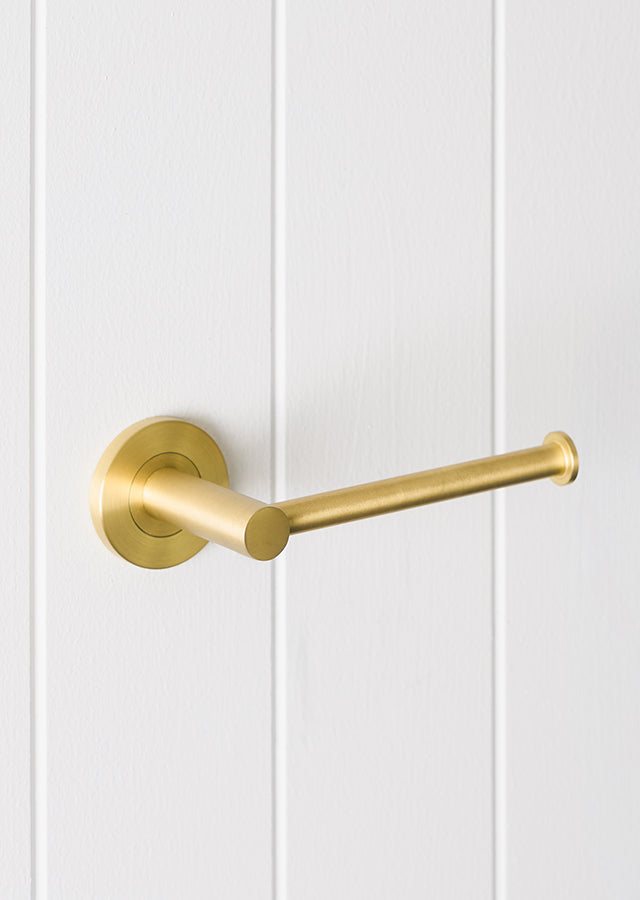 Sydney Toilet Roll Holder Brushed Brass