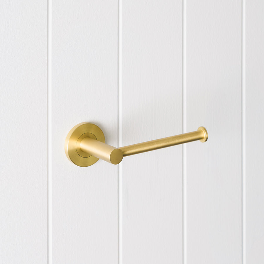 Sydney Toilet Roll Holder Brushed Brass