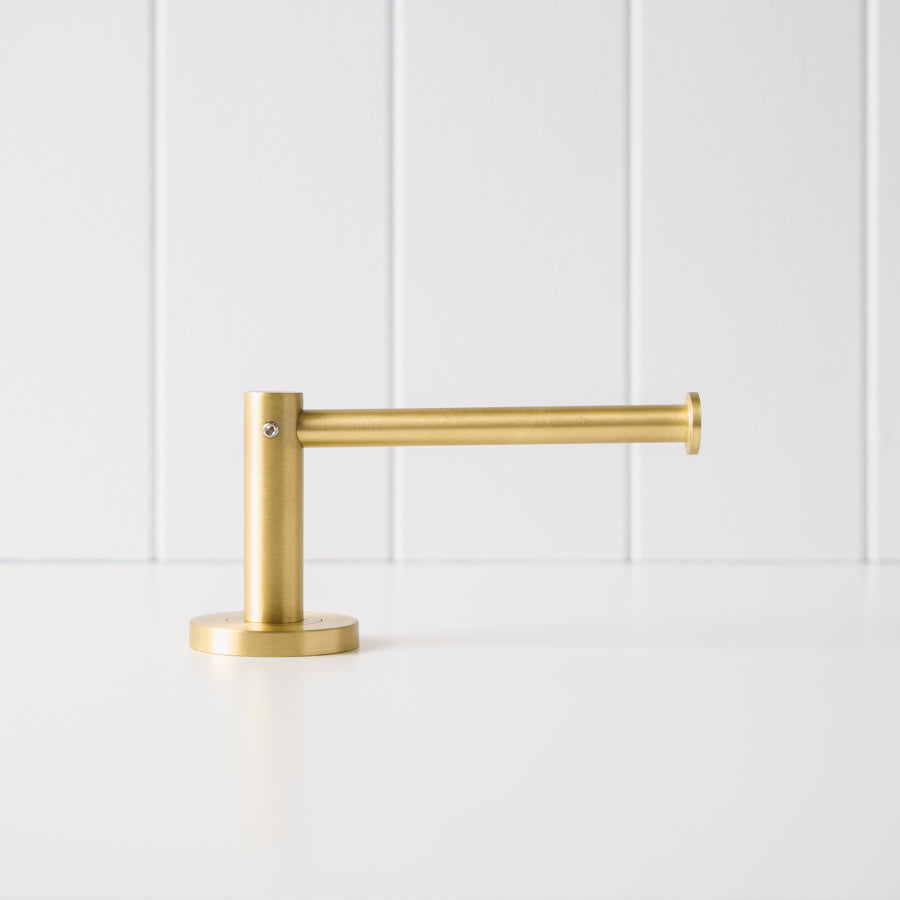 Sydney Toilet Roll Holder Brushed Brass